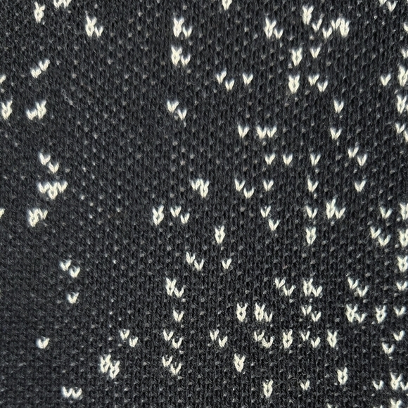 Eileen Fisher Black White Tencel Lyocell Boxy Knit Short Sleeve Top Lagenlook - Picture 6 of 9